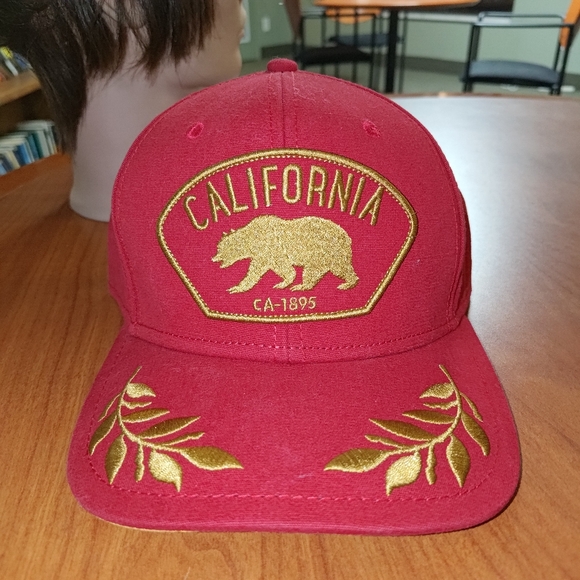 Goorin Bros Stitched Patch California CA-1895 Snapback Hat Cap w/ Scrambled Eggs